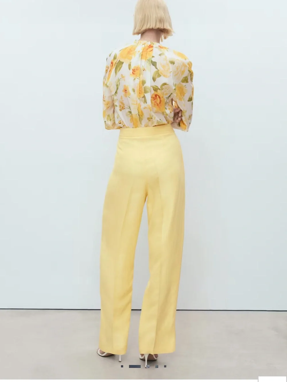 Mango LINEN-BLEND PLEATED PANTS